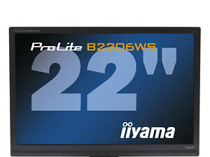 Монітор Б-клас Iiyama ProLite B2206WS-1/22' (1680x1050) TN/VGA, DVI/ Вбудовані колонки 2x 1.0W б/в