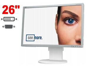 Монитор Б-класс NEC MultiSync EA261WM / 26' (1920x1200) TN / 1x VGA, 1x DVI, 4x USB 2.0 / VESA 100X100 б/у