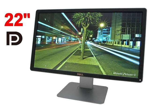 Монитор Dell P2214Hb / 22' (1920x1080) TN / 1x DisplayPort, 1x DVI, 1xVGA, 3x USB 3.0, 2x USB 2.0 / VESA 100x100 / Pivot - Фото 1
