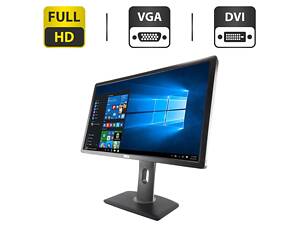 Монитор Dell P2412H / 24' (1920x1080) TN / DVI, VGA / Кабель питания