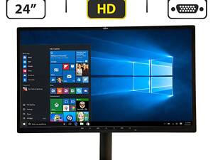 Монітор Fujitsu Displays B24-8 TS Pro / 24' (1920x1080) IPS / USB-Hub, VGA, DVI, HDMI / Вбудовані колонки 1x 4W б/в