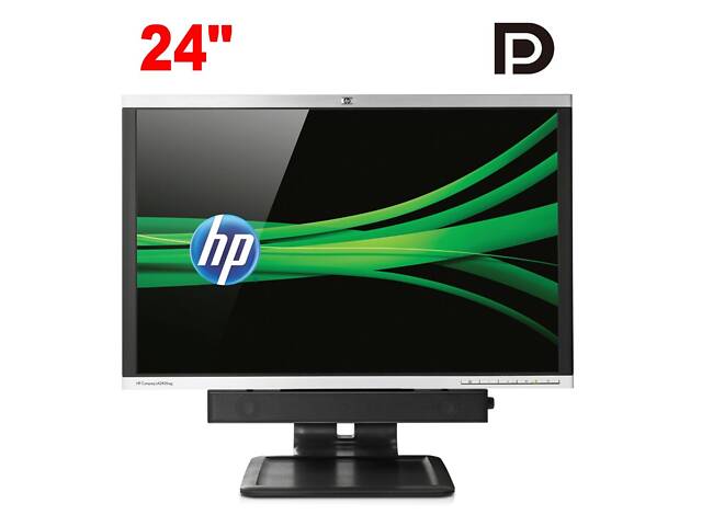 Монітор HP Compaq LA2405x / 24' (1920x1200) IPS / 1x DisplayPort, 1x DVI, 1x VGA, 3x USB 2.0 / VESA 100x100 - Фото 1