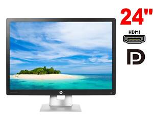 Монитор HP EliteDisplay E242 / 24' (1920x1200) IPS / 1x VGA, 1x HDMI, 1x DP, 2x USB 2.0, 1x USB Type-B б/у