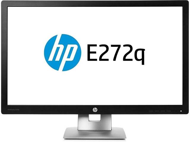 Монитор HP EliteDisplay E272Q / 27' (2560x1440) IPS / 1x HDMI, 1x DP, 1x VGA, 3x USB 2.0 / VESA 100x100 / Pivot - Фото 2