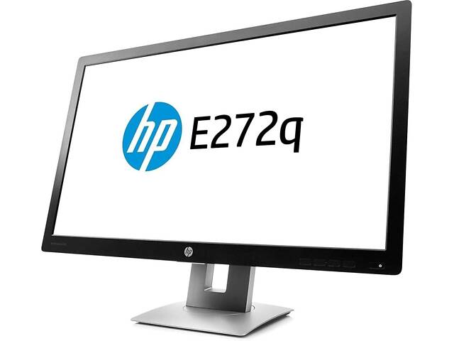 Монитор HP EliteDisplay E272Q / 27' (2560x1440) IPS / 1x HDMI, 1x DP, 1x VGA, 3x USB 2.0 / VESA 100x100 / Pivot - Фото 5