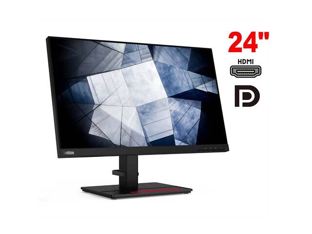 Монитор Lenovo ThinkVision P24h-20 / 24' (2560x1440) IPS / 1x HDMI, 2x DisplayPort, 1x USB Type-C, 4x USB 3.0, 1x Audio, - Фото 1
