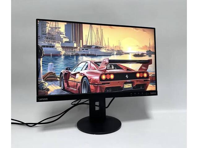Монитор Lenovo ThinkVision T23i-10 / 23' (1920x1080) IPS / 1x HDMI, 1x DisplayPort, 1x VGA, 4x USB 3.0, 1x Audio / VESA - Фото 2