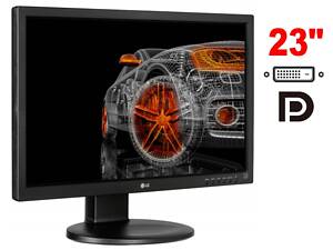 Монитор LG 23MB35PY-B / 23' (1920x1080) IPS / 1x DP, 1x DVI, 1x VGA, 3x USB 2.0, 1x Audio / 2x 1W / VESA 75x75 б/у