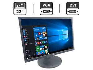 Монитор LG Flatron E2210PM / 22' (1680x1080) TN / VGA, DVI, Audio / Встроенные колонки 2x 2W / VESA 75x75 + Кабели подкл