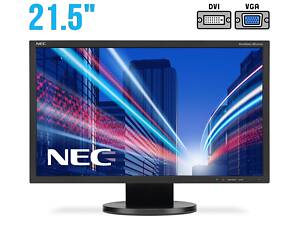 Монитор NEC AccuSync AS222WM / 21.5' (1920x1080) TN / DVI, VGA, Audio / Встроенные колонки (2x 1W) / VESA 100x100 б/у