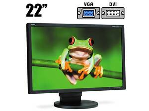 Монитор NEC MultiSync E222W / 22' (1680x1050) TN / VGA, DVI / VESA 100x100 б/у