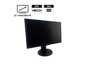 Монитор Philips 223V5L / 21.5' (1920x1080) TN WLED / VGA, DVI б/у
