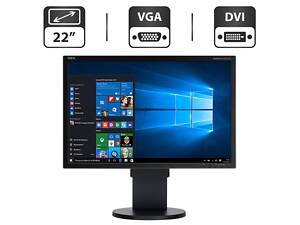 Монитор широкоформатный Б-класс NEC MultiSync EA221WMe / 22' (1680x1050) TN / VGA, DVI, USB / Встроенные колонки 2x 1W /