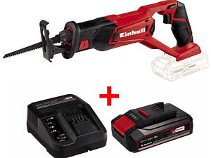 Потужна акумуляторна шабельна пила Einhell TE-AP 18 Li Solo : 18B (акум 2.5 ампера і зарядка) 4326300