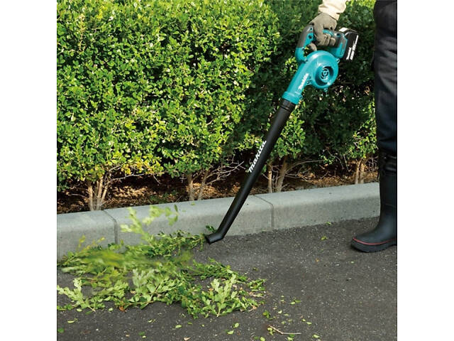 Потужна акумуляторна повітродувка Makita DUB186Z : без АКБ, швидкість повітря 68 м/с, об'єм повітря 3,2 м³/хв - Фото 5