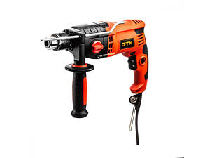 Потужна електрична ударна дриль (електродриль) GTM DI-16/1050ER(M) (F91423) : 1050 Вт, 3000 об/хв, вага 3.2 кг