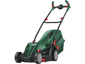 Мощная газонокосилка электрическая Bosch UniversalRotak 37-555 :1.4 кВт, ширина захвата 37 см (06008A6501)