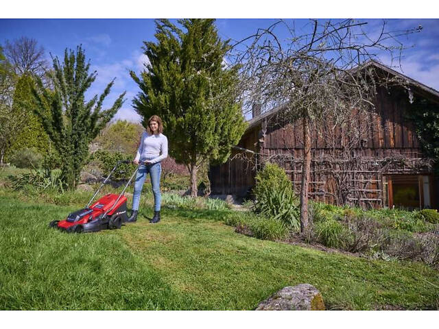 Потужна газонокосарка електрична Einhell GC-EM 1600/37 : 1600Вт, скошування 37см (3400080) - Фото 10