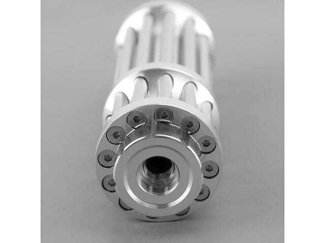 Потужна лазерна указка RESTEQ червона, дальність 10 км, акумулятор, зарядка, насадки - Фото 6