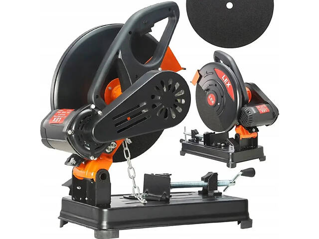 Мощная монтажная пила по металлу (труборез) LEX 8011B: 2.9 кВт, диск 350 мм (8011B) - Фото 1