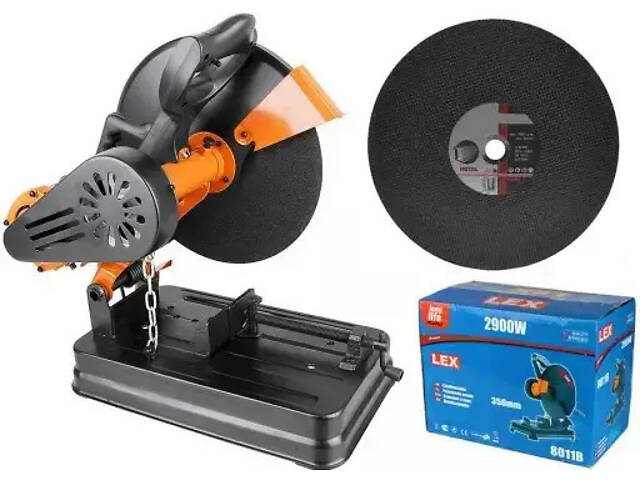 Мощная монтажная пила по металлу (труборез) LEX 8011B: 2.9 кВт, диск 350 мм (8011B) - Фото 8
