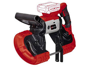 Потужна пила стрічкова акумуляторна Einhell TE-MB 18/127 Li - Solo : з АКБ і ЗП, пильне полотно 1141x13x0,65 мм / 10/14Z/25мм