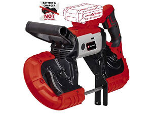 Потужна пила стрічкова акумуляторна Einhell TE-MB 18/127 Li - Solo : без АКБ і ЗП, пильне полотно 1141x13x0,65 мм / 10/14Z/25мм