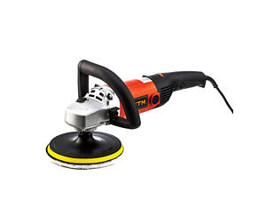 Мощная полировальная машина GTM PO180/1300E: 1300 Вт, диск 180 мм, 400-2200 об/мин