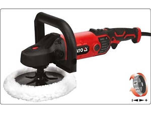 Мощная полировочная машина Yato YT-82196 : 1400 Вт, 35000 об/мин, круг 180 мм (YT-82196)
