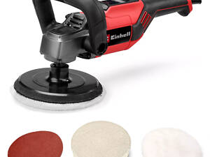 Потужна полірувально-шліфувальна машина Einhell CC-PO 1100/150 CE : 1100Вт, круг 150мм (2093250)