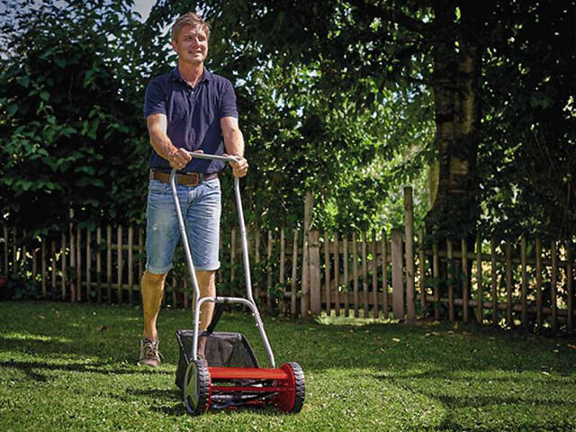 Мощная ручная газонокосилка Einhell GC-HM 300 (3414114) - Фото 9