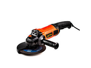 Потужнам мережева болгарка GTM AG180/1800M : 1800 Вт, 9500 об\хв, диск 180 мм, мережева кутова шліфмашина