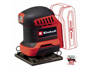 Мощная шлифмашина вибрационная аккумуляторная Einhell TE-OS 18/113 Li - Solo (4460731)