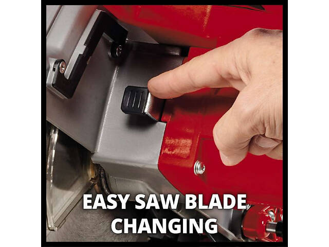 Потужна торцювальна пила Einhell TC-MS 216 : 1400 Вт, диск 216 мм, 48 зубів, 5000 об/хв (4300370) - Фото 4