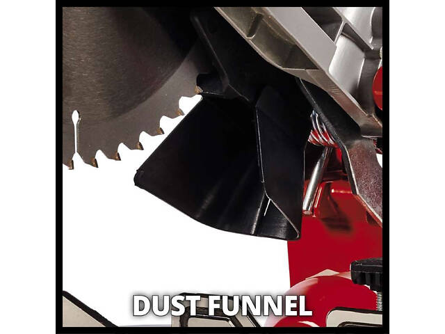 Потужна торцювальна пила Einhell TC-MS 216 : 1400 Вт, диск 216 мм, 48 зубів, 5000 об/хв (4300370) - Фото 5