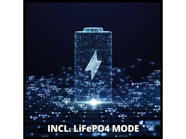 Потужний автомобільний зарядний пристрій Einhell CE-BC 5 M LiFePO4 : 12V, 3-120 Ah (1002251) - Фото 3