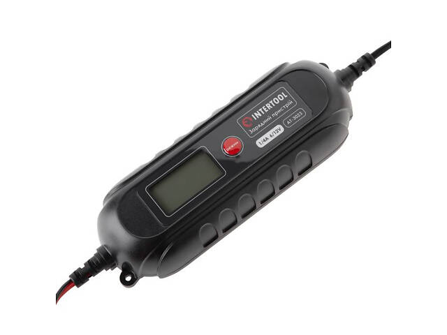 Потужний автомобільний зарядний пристрій для акумулятора INTERTOOL AT-3023 : 6/12 V, 0.8 - 3.8 А, 120 Ач, з мікропроцесором - Фото 3