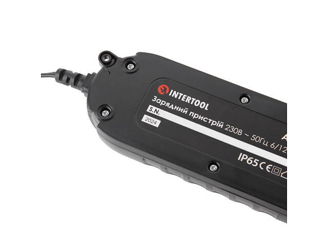 Потужний автомобільний зарядний пристрій для акумулятора INTERTOOL AT-3023 : 6/12 V, 0.8 - 3.8 А, 120 Ач, з мікропроцесором - Фото 4
