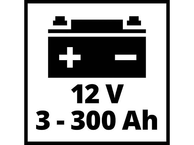 Потужний пуско-зарядний пристрій Einhell CE-BC 15 M : 280 Вт, 12В: 3А-300Ач, 12 В - 100A (5 сек) (1002265) - Фото 5