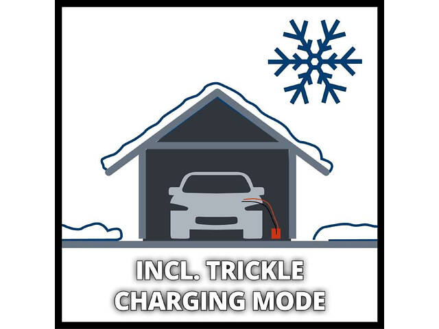 Потужний пуско-зарядний пристрій Einhell CE-BC 15 M : 280 Вт, 12В: 3А-300Ач, 12 В - 100A (5 сек) (1002265) - Фото 8