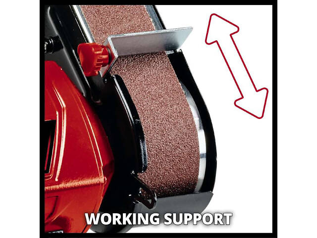 Потужне точило дисково-стрічкове (точило-гріндер) Einhell TC-US 350 : 350 Вт, 150 мм круг заточний станок, електроточило - Фото 3