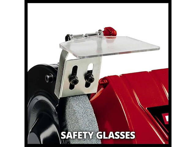 Потужне точило дисково-стрічкове (точило-гріндер) Einhell TC-US 350 : 350 Вт, 150 мм круг заточний станок, електроточило - Фото 4