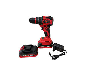 Потужний акумуляторний безщітковий шуруповерт EDON ED-21PBL OL :з АКБ 2-шт 21V 2.0 Ah+ЗП, 50 Нм