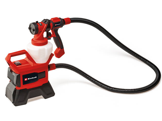 Мощный аккумуляторный краскораспылитель Einhell TE-SY 18/90 Li-Solo : с АКБ 18V 4,0 Ah, сопло 1,5/2,5/3,0 мм - Фото 2