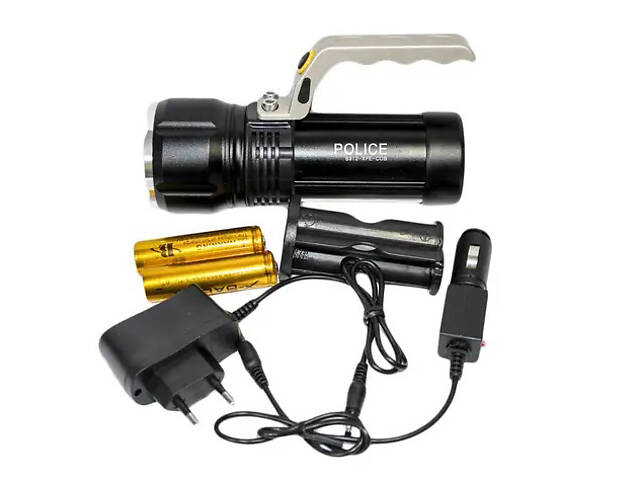 Топ-ліхтарик Bailong S912-XPE+COB(white+red), Ліхтар із захистом від пилу, Алюмінієвий UQ-416 ліхтар 18650 - Фото 8