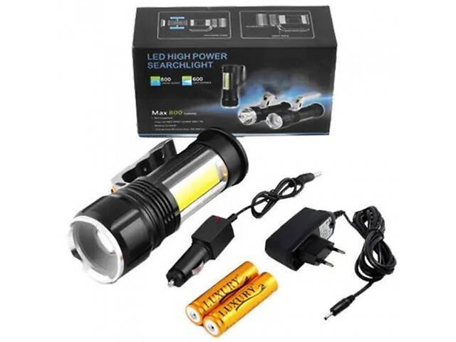 Топ-ліхтарик Bailong S912-XPE+COB(white+red), Ліхтар із захистом від пилу, Алюмінієвий UQ-416 ліхтар 18650 - Фото 10