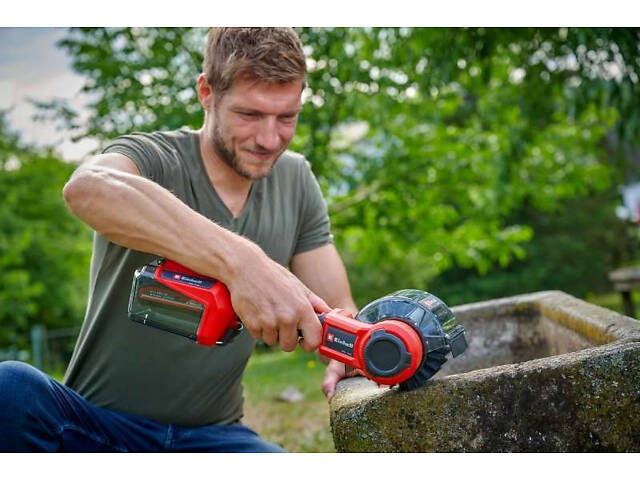 Мощный аккумуляторный очиститель поверхностей Einhell PICOBELLA 18/90 : без АКБ, диаметр щетки 120мм (3424220) - Фото 8