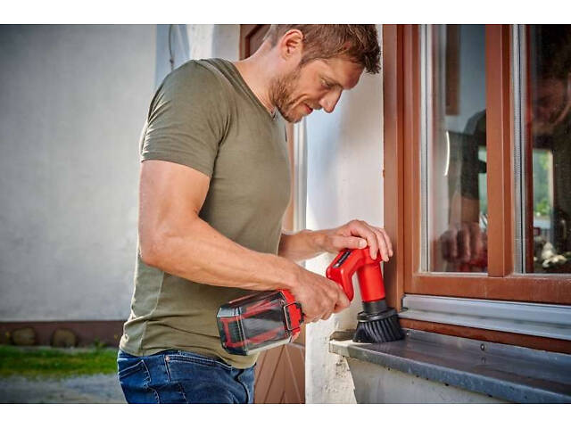 Мощный аккумуляторный очиститель поверхностей Einhell PICOBELLA 18/90 : без АКБ, диаметр щетки 120мм (3424220) - Фото 10