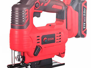 Потужний акумуляторний ручний лобзик EDON ED-JS21/38 : з АКБ 2шт-21V 2Ah