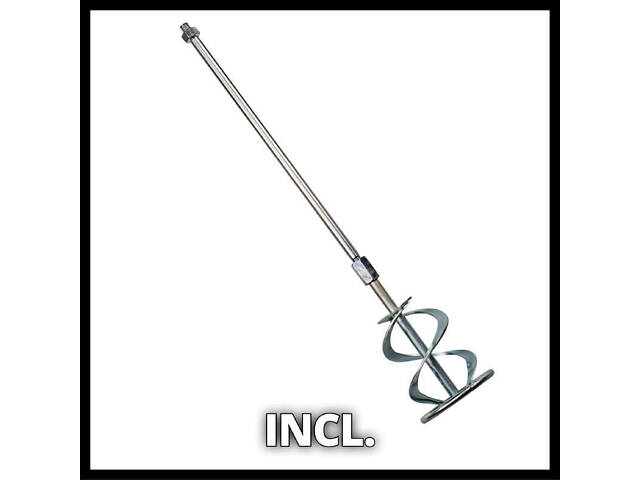 Мощный аккумуляторный строительный миксер-мешалка Einhell TP-MX 18-2 Li BL - Solo: без АКБ - Фото 4